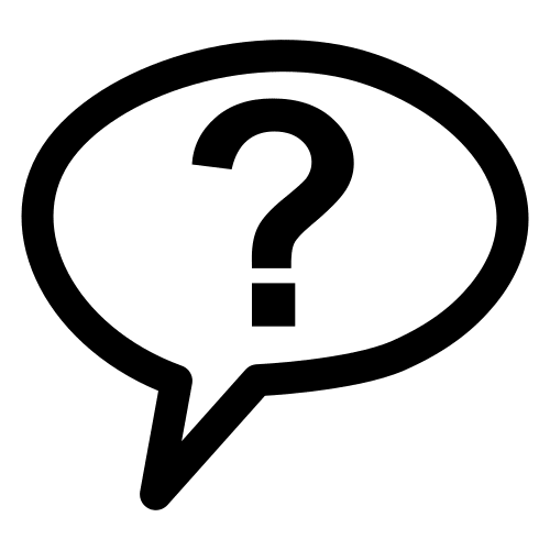 a imagen muestra un signo de interrogación.