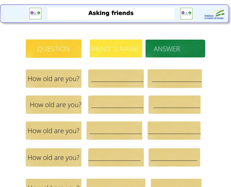 Ask your classmates