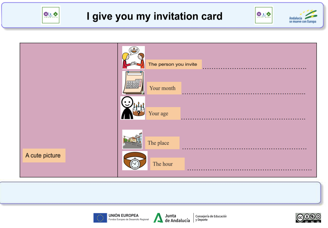 I give you my invitation