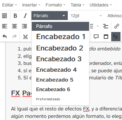 Formatos