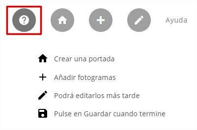 Sección de ayuda