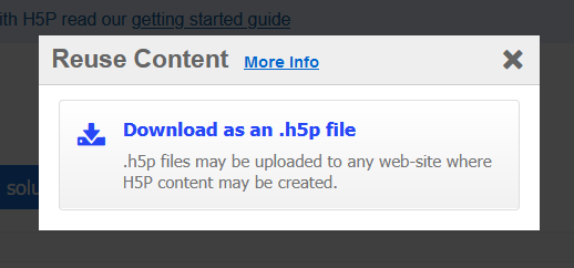Descarga de h5p