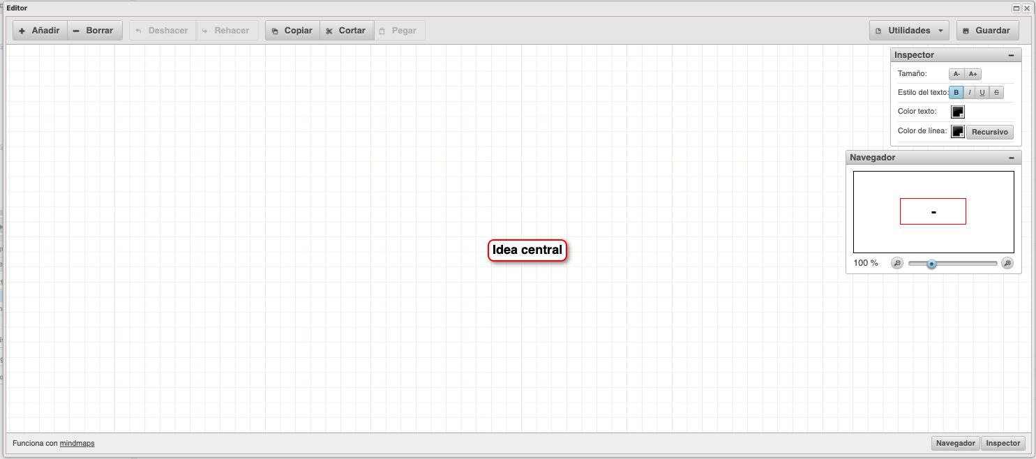 editor de mapas mentales