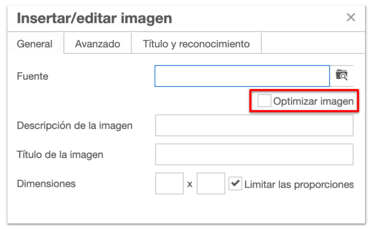 optimizar